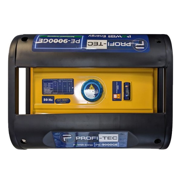 Бензиновый генератор PROFI-TEC PE-9000GE, 8.5 кВт, электростартер, четырехтактный одноцилиндровый (005114)