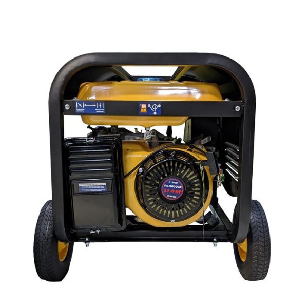 Бензиновый генератор PROFI-TEC PE-9000GE, 8.5 кВт, электростартер, четырехтактный одноцилиндровый (005114)