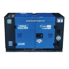 Дизельний генератор PROFI-TEC DGS15 Power MAX 14 кВА / 11,5 кВт, 220V, 4-тактний, 2-циліндровий (2V92F) (005028)