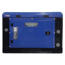 Дизельний генератор PROFI-TEC PE-11000SSDE (10 кВт, 220 В) чотиритактний двоциліндровий (005187)