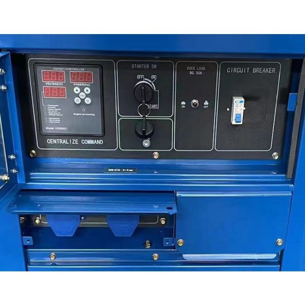 Дизельный генератор PROFI-TEC PE-12000SSDE (11 кВт, 220 В), четырехтактный двухцилиндровый (005188)