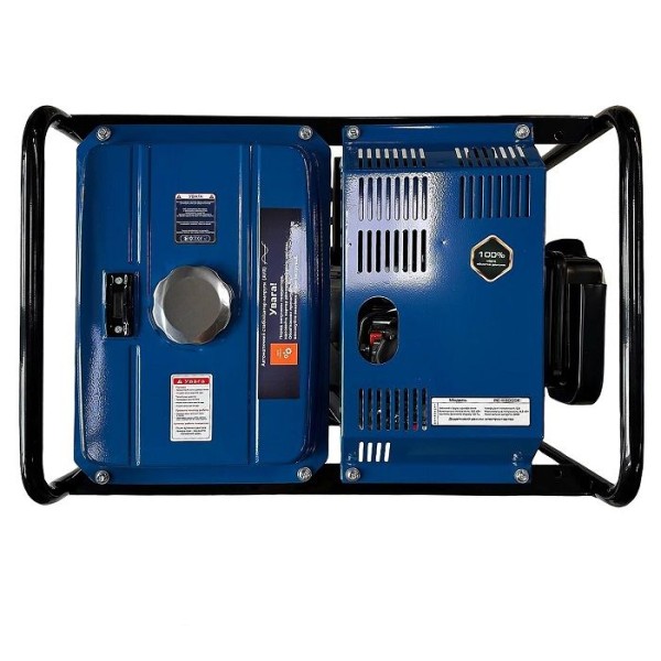 Дизельный генератор PROFI-TEC PE-5500DE, 5,5 кВт, ручной и электростартер, четырехтактный одноцилиндровый (004767)