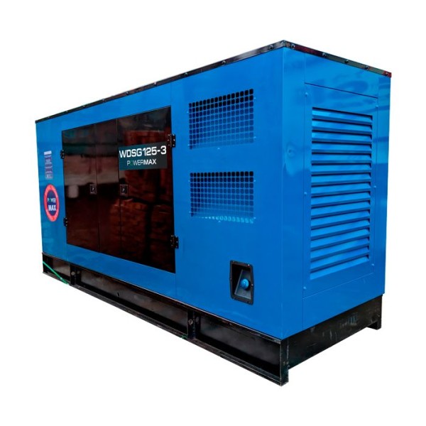 Дизельный генератор PROFI-TEC WDSG125-3 Power MAX 125 кВА/100 кВт, шестицилиндровый, рядный, четырехтактный, с наддувом и промежуточным охлаждением (005039)