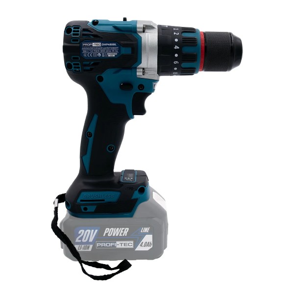 Акумуляторний набір інструментів PROFI-TEC Combo Set 2/9 POWERLine , дриль-шуруповерт DHP485BL, кутова шліфмашина PGA202, 2 акумулятори PT2040MP (4.0 Аг), зарядний пристрій (007150)