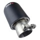 Насадка на глушитель Akrapovic одинарная 60-175 мм (JB)