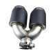 Насадка на глушитель Akrapovic двойная 63-240 мм (ZB)