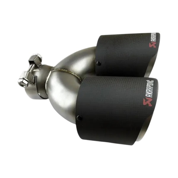 Насадка на глушитель Akrapovic двойная 63-240 мм (ZB)
