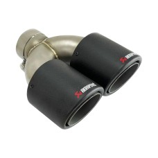 Насадка на глушник Akrapovic подвійна 65-235 мм (JB)