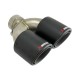 Насадка на глушитель Akrapovic двойная 65-235 мм (JB)