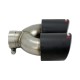 Насадка на глушитель Akrapovic двойная 65-235 мм (JB)