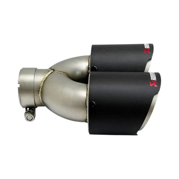 Насадка на глушитель Akrapovic двойная 65-235 мм (ZB)