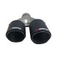 Насадка на глушитель Akrapovic двойная левая 53-265 мм (L-ZB)