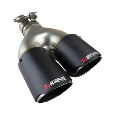 Насадка на глушник Akrapovic подвійна права 53-265 мм (R-ZB)