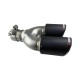 Насадка на глушитель Akrapovic двойная правая 53-265 мм (R-ZB)