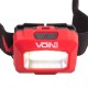Налобный фонарь VOIN VL-103 | 1W COB, белый/красный свет, 1200 mAh, регулируемый угол