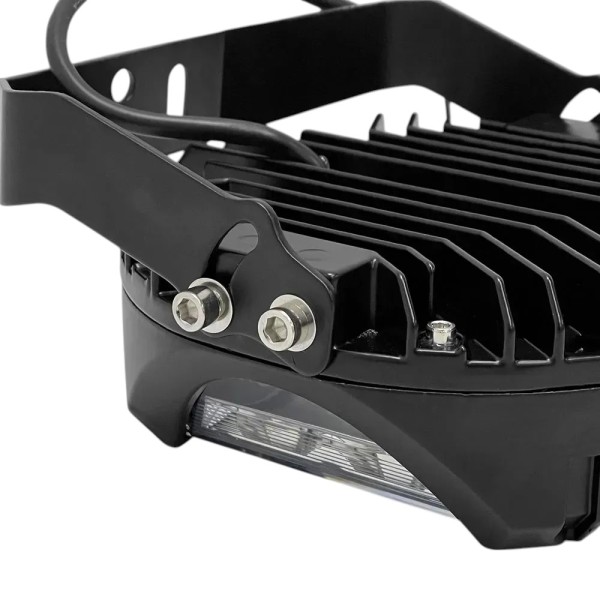 Светодиодная фара 0275-7 60W белый свет с ДХО желтого цвета 10-60V 