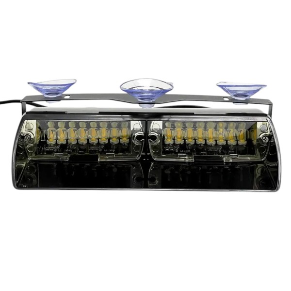 Стробоскоп на лобовое стекло S2 Yellow 12V 25х4х13 см