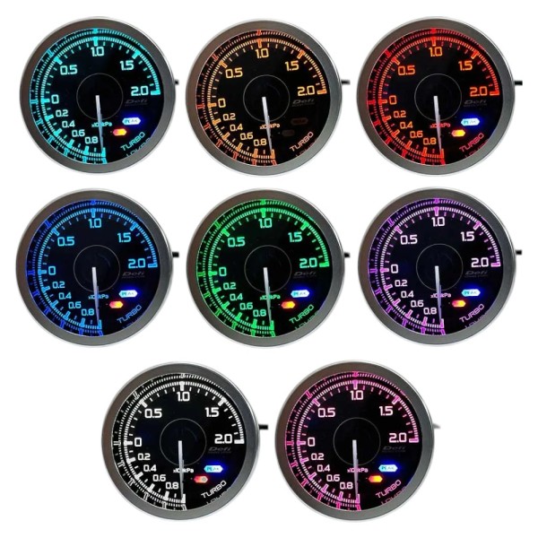 Датчик тиску турбіни Defi Premium DF14801 7 colors 60 мм