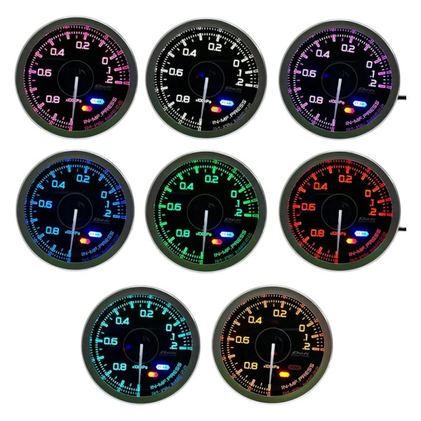 Розрідження у впускному колекторі Defi Premium DF14701 7 colors 60 мм