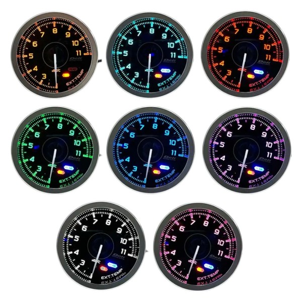 Температура вихлопних газів Defi Premium DF15401 7 colors 60 мм