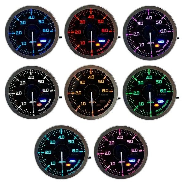 Давление топлива Defi Premium DF15101 7 colors 60 мм