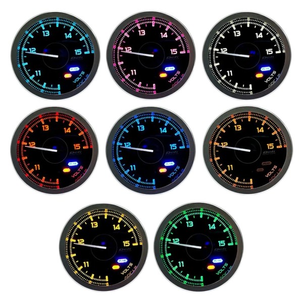 Вольтметр Defi Premium DF14601 7 colors 60 мм
