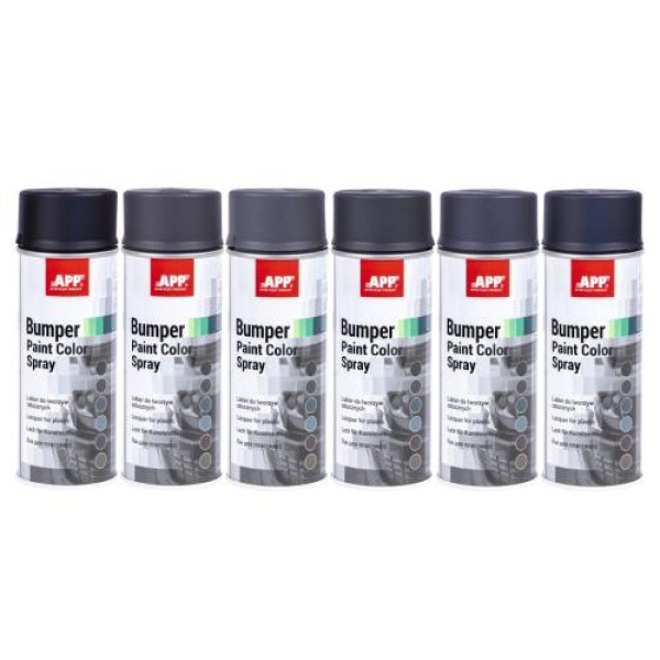 Краска бамперная АРР Bumper Paint Color Spray, темный антрацит, 400 мл(210408)