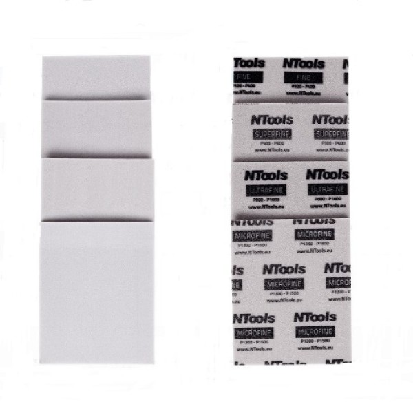 Губка абразивная АРР NTools FLEXPAD Fine односторонняя, 140 x 115 мм (P320–P400), уп. 20 шт (40Z300)