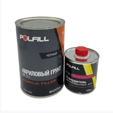 Грунт акриловий Polfill 5:1 Eco 0.75l чорний + зат. 0.15l
 (43139)