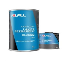Лак Polfill 2К 2:1 HS Classik 1 л + отвердитель 0,5 л(43140+43142)