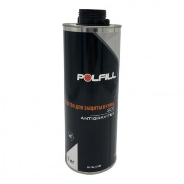 Антигравий для пистолета Polfill, 200 мл, черный, 1 кг(43372)