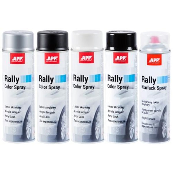 Краска аэрозольная Rally Color Spray, АРР  белый 600 мл(210111)