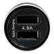 Автомобильное зарядное устройство Leader с 2 USB с подсветкой 5V 4.8A 12-24V Black