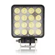 Фара світлодіодна Leader 10-60V, 48W (16x3W), 3520Lm, EPISTAR WHITE, FLOOD + стробоскоп 1 шт