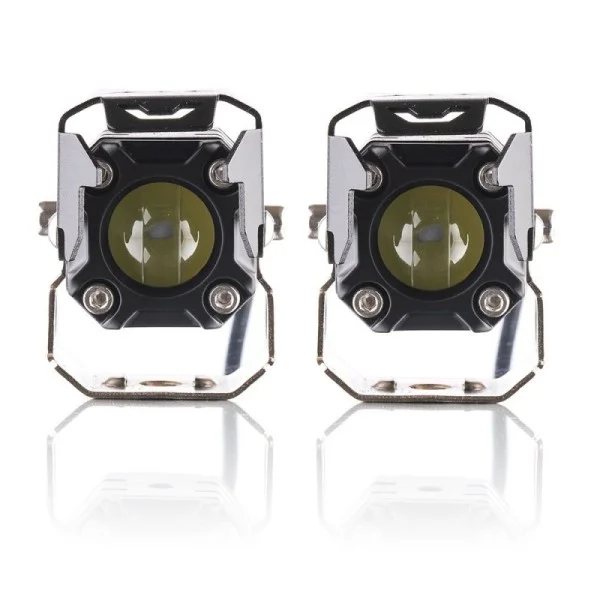 LED линза Leader Bi-Led S18 40W (W/Y) mini IP67 ближний и дальний свет с СТГ