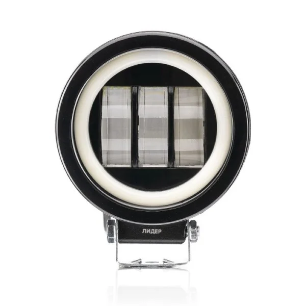 LED фара Leader V77-30W-R з обідком ближнє світло