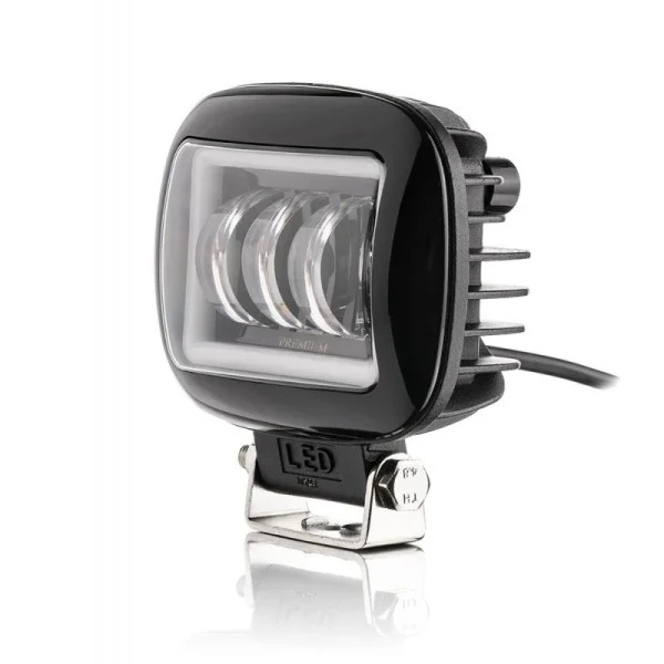 Фара рабочего света Leader + DRL 88BC FLOOD 3Ledx15W 10-60V/45W/6000K