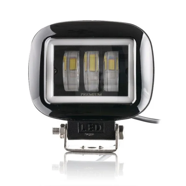 Фара рабочего света Leader + DRL 88BC FLOOD 3Ledx15W 10-60V/45W/6000K