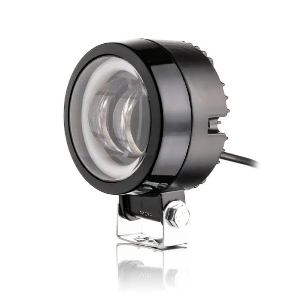 Фара рабочего света Leader + DRL Y20 FLOOD 2Led x 10 Вт (75x95x50) / 12-24 В / 20 Вт / 6000K
