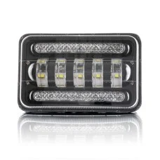 Фара робочого світла Leader 01-75 + DRL + поворот (168x108x78) 10-60 В / 75 Вт / 6000K