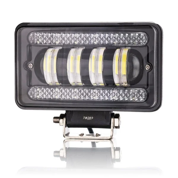 Фара рабочего света Leader + DRL 04 (150x90x65) 10-60 В / 60 Вт / 6000K