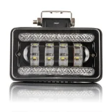 Фара робочого світла Leader + DRL 0496 (150x90x65) 10-60 В / 60 Вт / 6000K перевернута