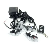 Стробоскоп у решітку радіатора Federal Signal LED 800 V28H (червоно-синій/ білий) 8 шт
