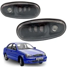 Протитуманні фари Daewoo Lanos 45W ближнє світло з ДХВ 2 шт