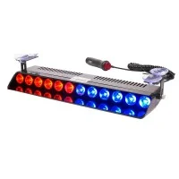 Стробоскоп S12 BR Leader 12V червоно-синій багаторежимний на скло