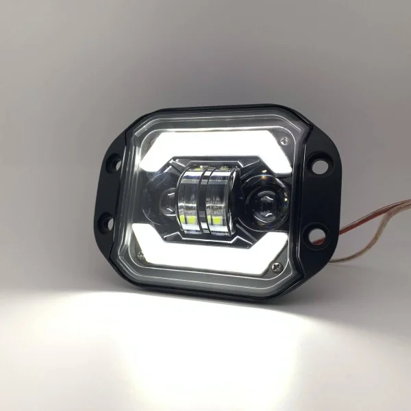 Фара світлодіодна Leader J09 FLOOD + SPOT + DRL 10-60V, 35W, 3200Lm 