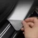 Наклейки на пороги Mitsubishi карбон - захисна плівка 4 шт