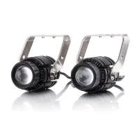 LED лінза Leader Bi-led 40W (W/Y) IP68 ближнє і дальнє світло з СТГ (к-т 2 шт)