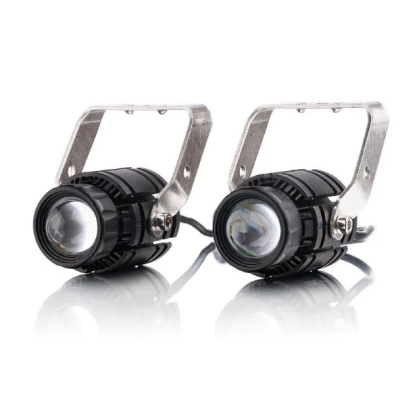 LED лінза Leader Bi-led 40W (W/Y) IP68 ближнє і дальнє світло з СТГ (к-т 2 шт)