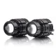 LED лінза Leader Bi-led 40W (W/Y) IP68 ближнє і дальнє світло з СТГ (к-т 2 шт)